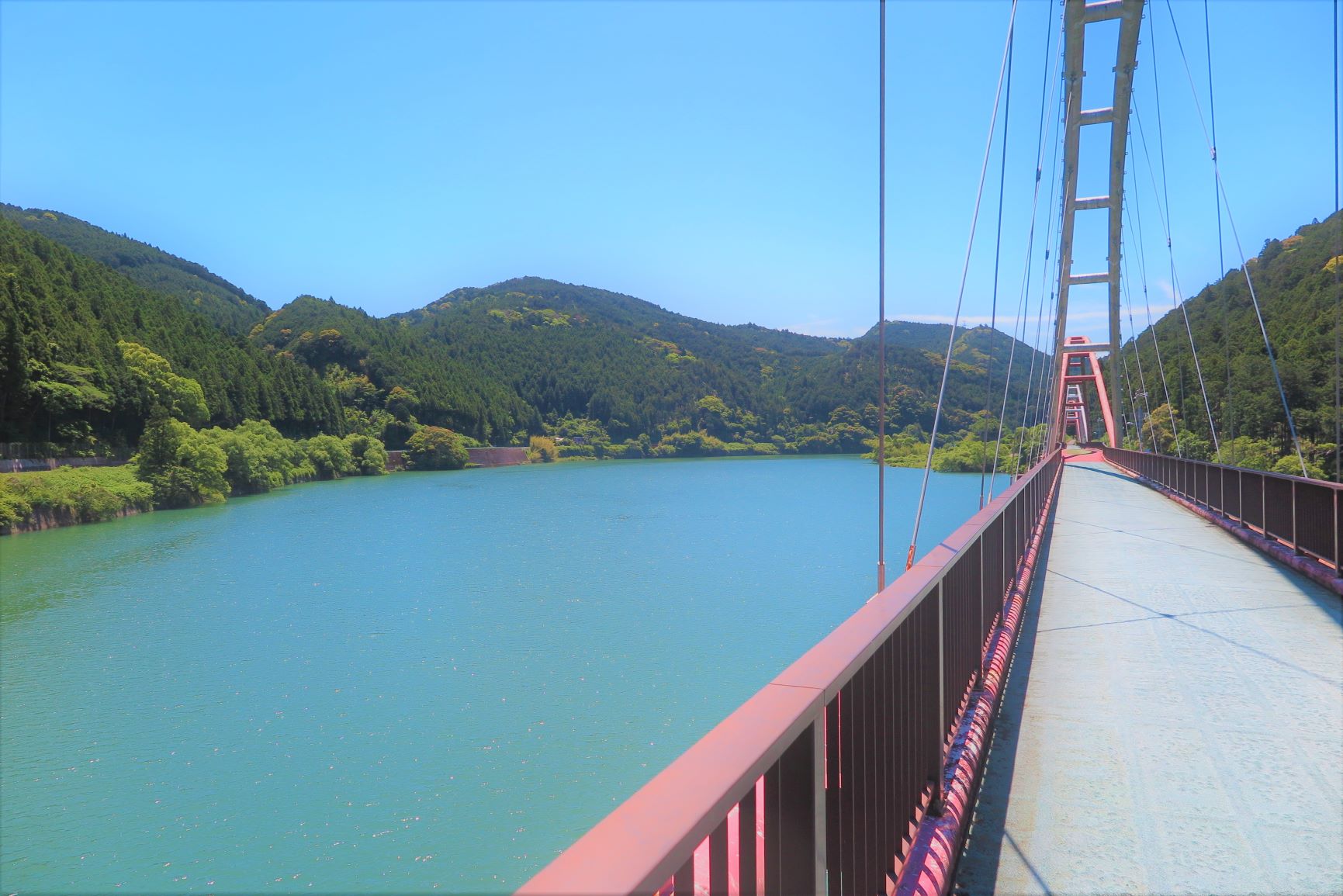 A dream bridge over the TENRYU River