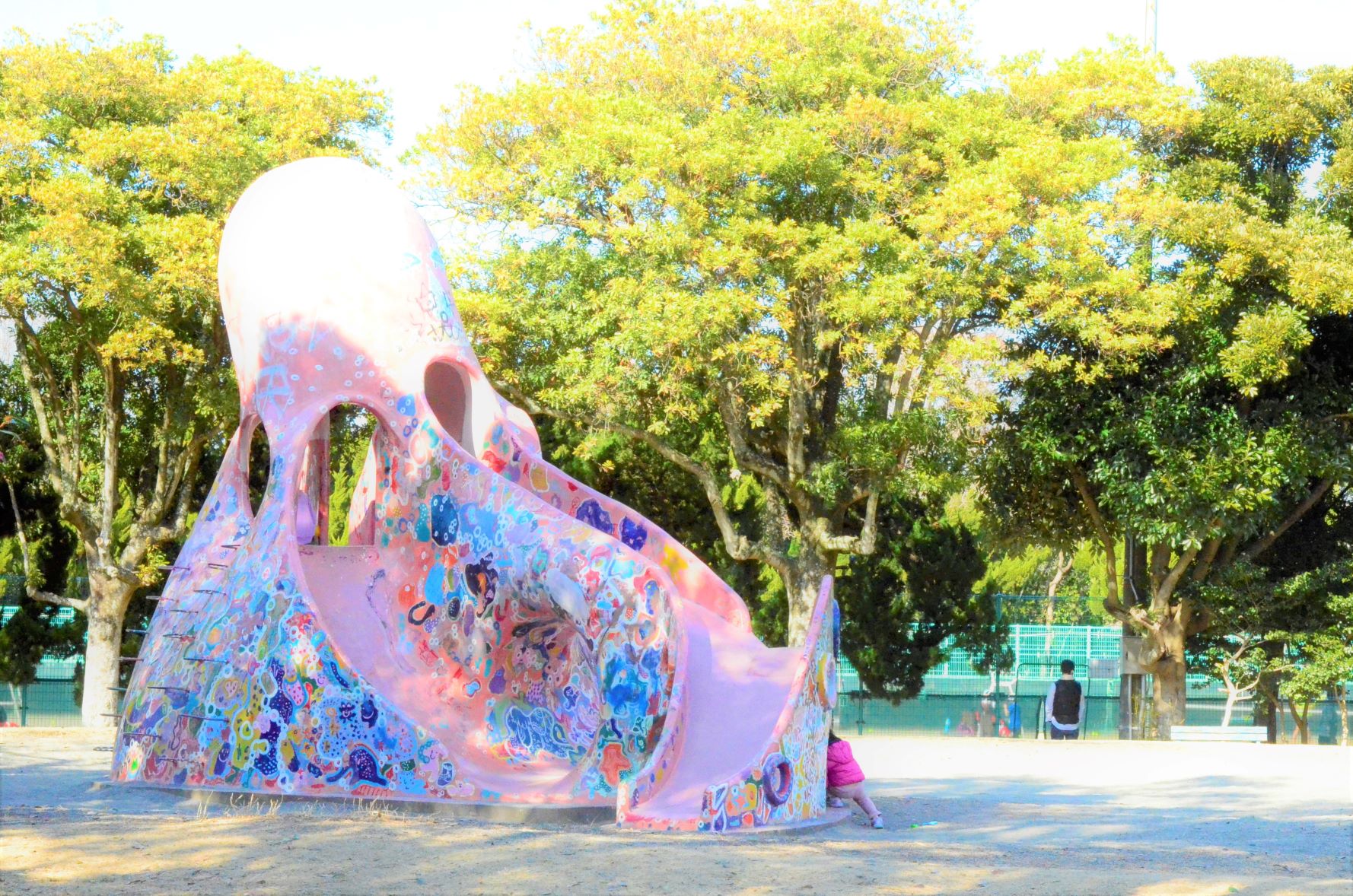 Octopus slide in Anmagawa Park