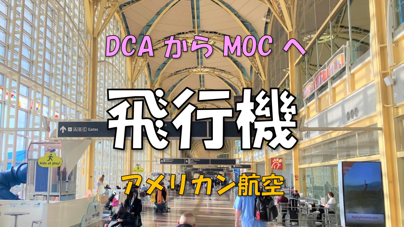 【飛行機】AAでDCAからMOCに移動した体験談